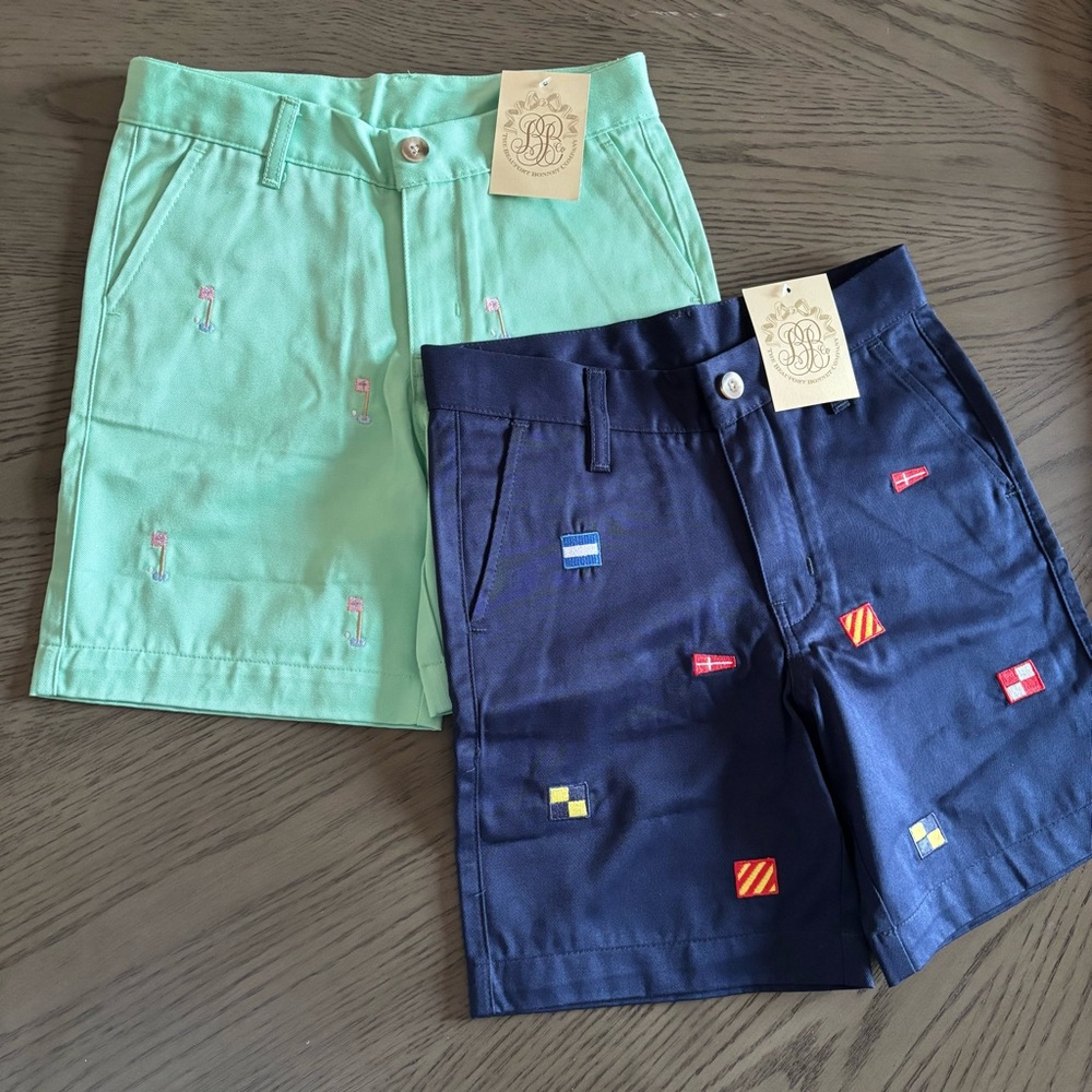 NWT The Beaufort Bonnet Company Boys Shorts Bundle Sz 8